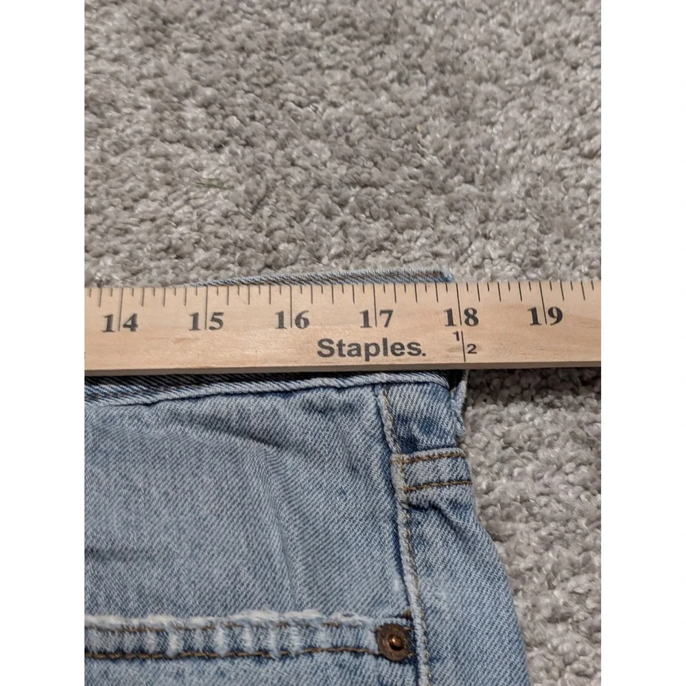 Levi's Jeans Mens 36x30 Blue 512 Slim Fit Distressed Light Wash Vintage Grunge‎